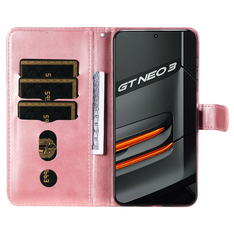 Rose gold leather folio phone case with flip cover and inner card slots