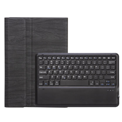 Dark gray folio tablet case with built-in keyboard layout and protective cover
