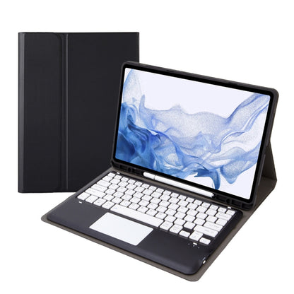 Black detachable keyboard tablet case with Bluetooth keyboard and folio stand
