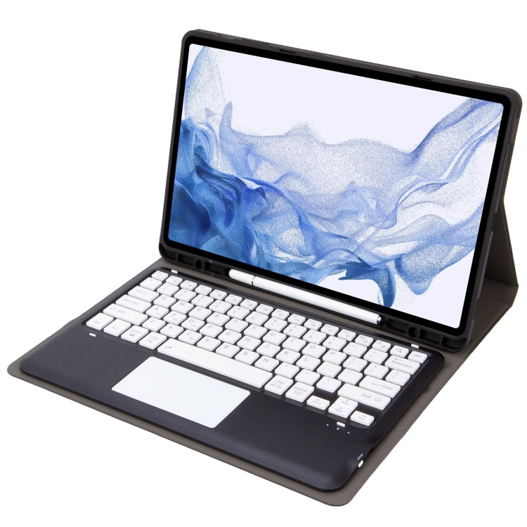 Black detachable keyboard tablet case with keyboard deck and stand for viewing