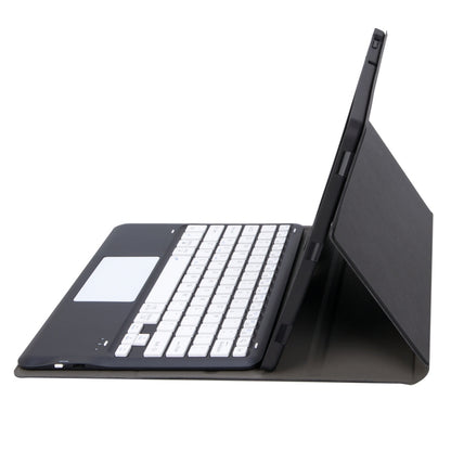 Black folio keyboard case with detachable keyboard and side edge ports