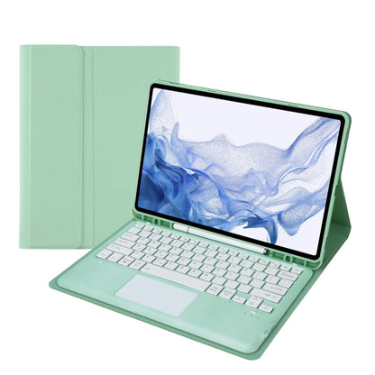 Mint green detachable keyboard tablet case with Bluetooth keyboard and folio stand