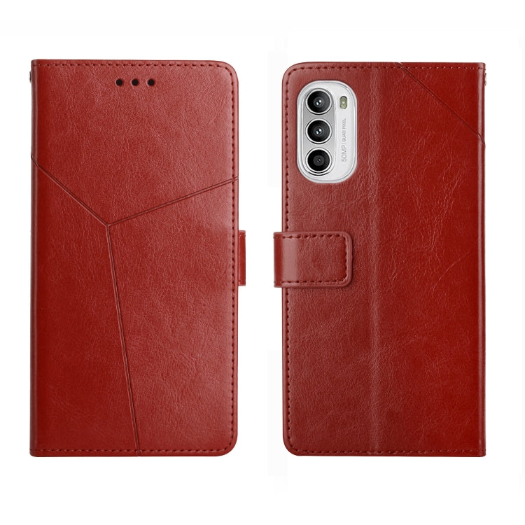 Rose gold leather flip phone case with magnetic flap and front camera cutout