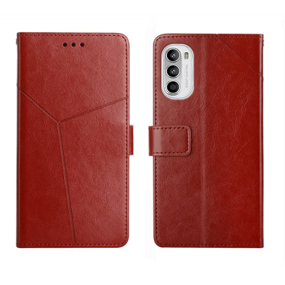 Rose gold leather flip phone case with magnetic flap and front camera cutout