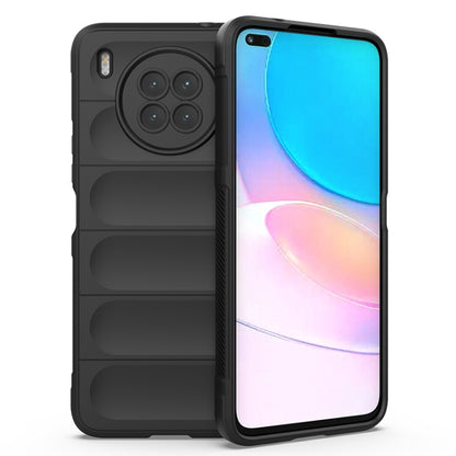 Black TPU phone case with flannel-like ridges and camera cutouts