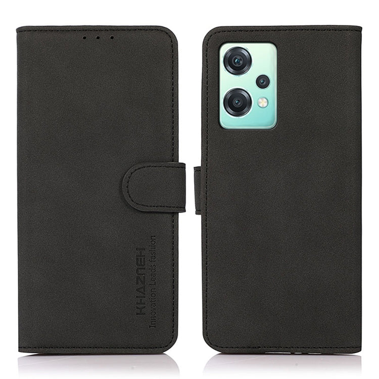 Matte black leather wallet phone case with magnetic flap and card slot