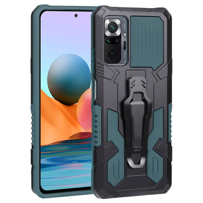Rugged armor phone case with kickstand, dark teal and gray protective shell