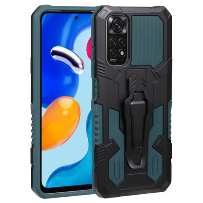 Rugged armor phone case with kickstand, teal and black rugged frame