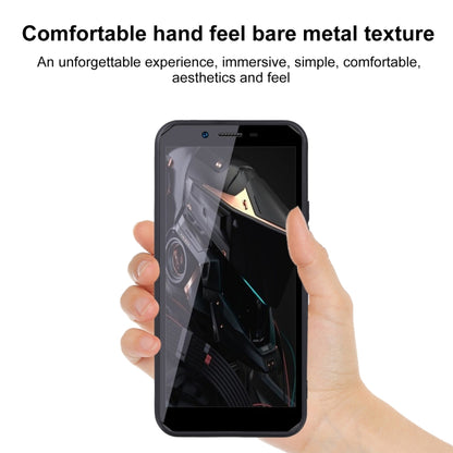 TPU phone case in hand, rugged edges and screen cutout visible