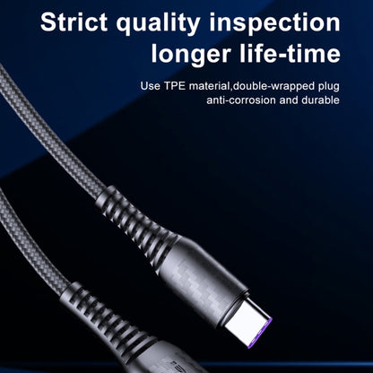 awei CL-69 5A Type-C / USB-C Smart Fast Charging Cable, Length: 1m