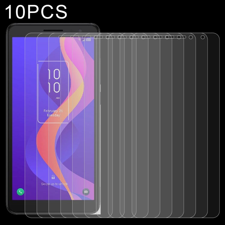 Tempered glass screen protector film set (10-pack) with 2.5D curved edges