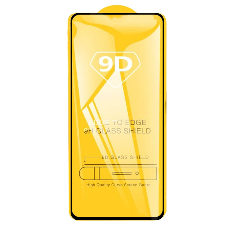 9D tempered glass screen protector sheet with full-edge coverage, curved glass design