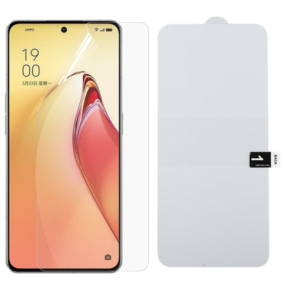 Explosion-proof hydrogel full-screen protector film for OPPO smartphone, clear