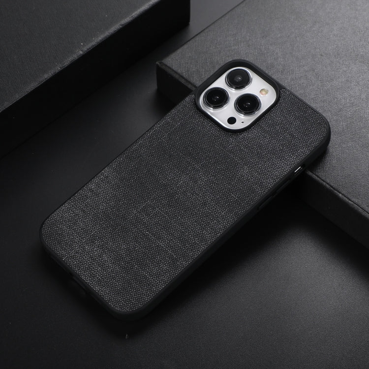 Black textured shockproof phone case with raised camera cutouts