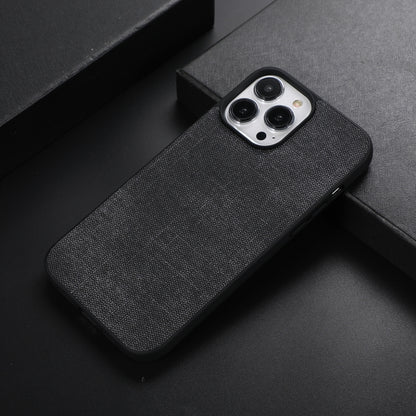 Black textured shockproof phone case with raised camera cutouts