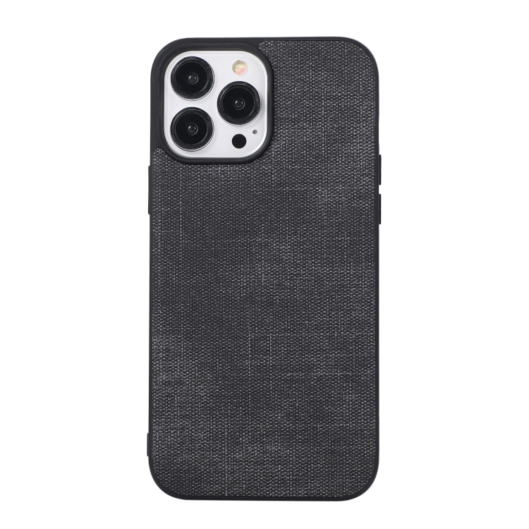 Black textured shockproof phone case, full back view with camera openings
