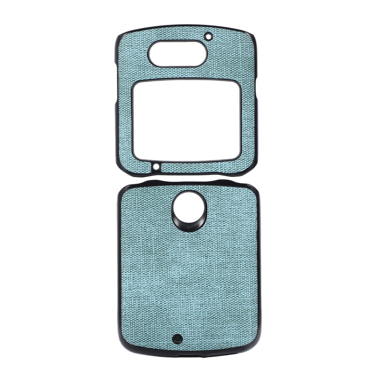 Light green shockproof phone case with textured finish and camera cutout