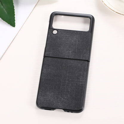 Black shockproof phone case with textured finish and side button opening