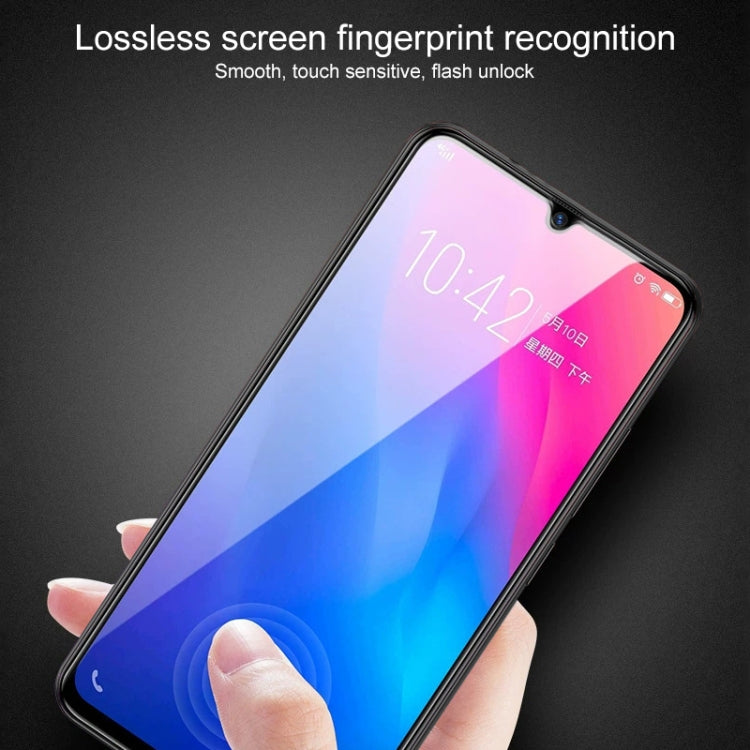 9D full-glue tempered glass screen protector film on phone with smooth touch