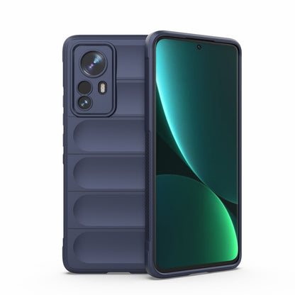 Dark navy phone case with raised camera cutouts, covers front and back