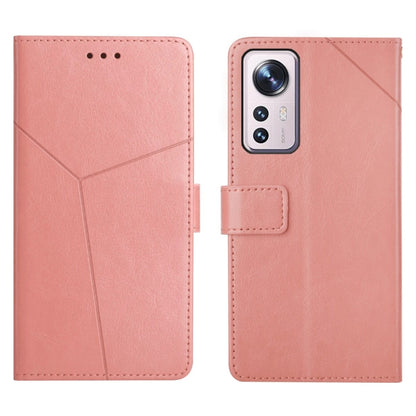 Rose pink leather flip phone case with camera cutout and card pocket
