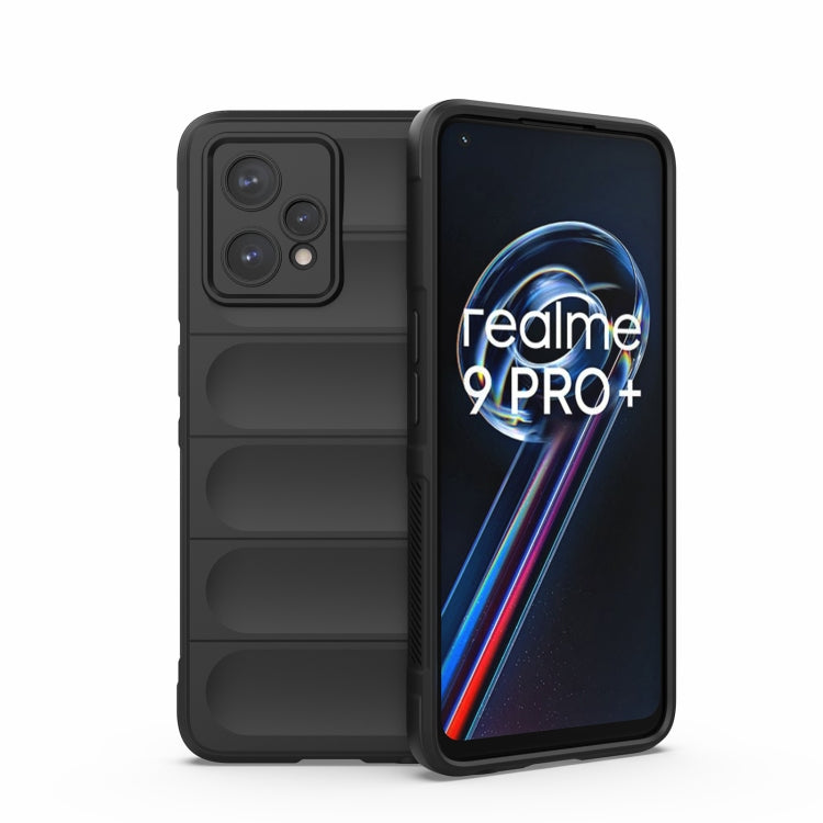 Black TPU phone case with raised camera cover and textured side grip