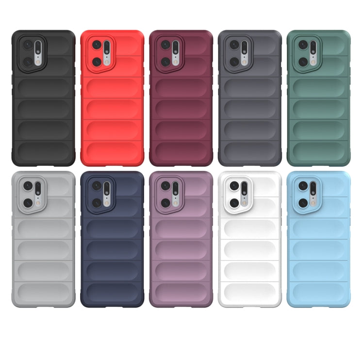 Assorted color TPU phone cases lineup with raised camera cutouts