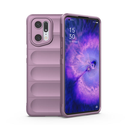 Lavender TPU phone case with textured horizontal panel and camera cutouts