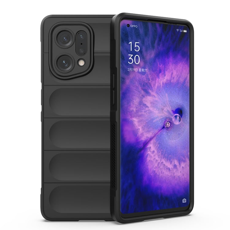 Black TPU phone case with textured horizontal panel and dual camera cutouts