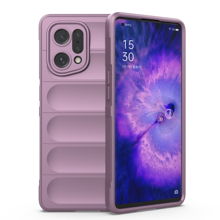 Purple TPU phone case with textured horizontal panel and camera lens openings