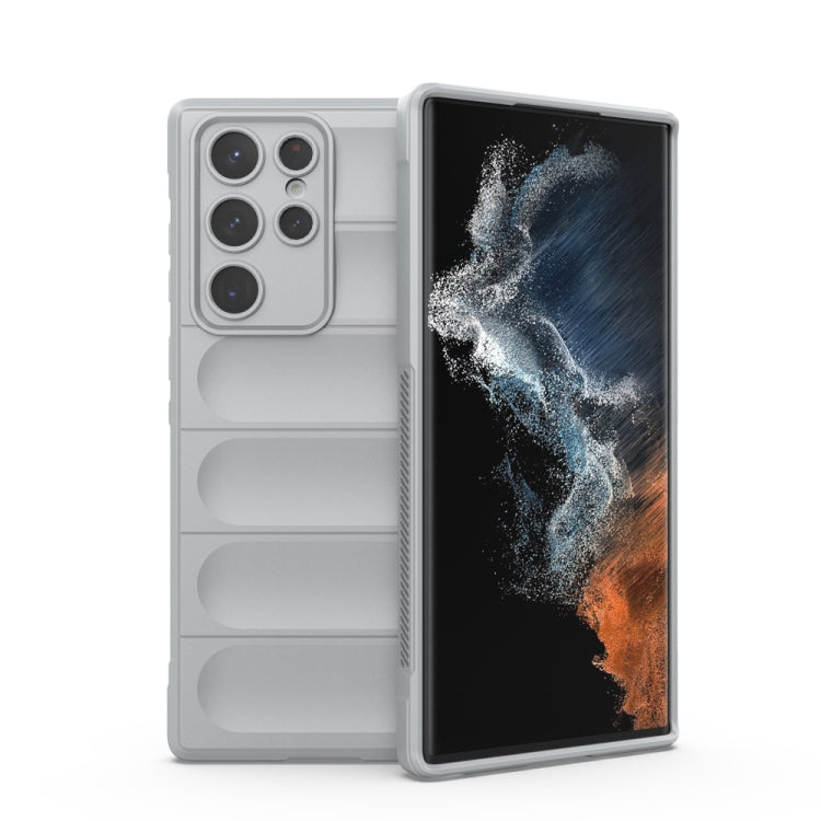 Grey TPU phone case with flannel lining, dual-layer design, camera cutouts, screen cover