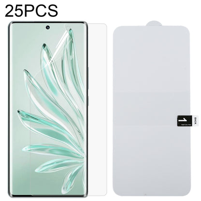 25-pack full coverage hydrogel screen protector films for smartphone, clear