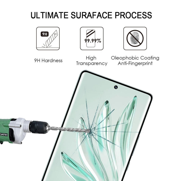 Tempered glass screen protector with 9H hardness and anti-fingerprint coating