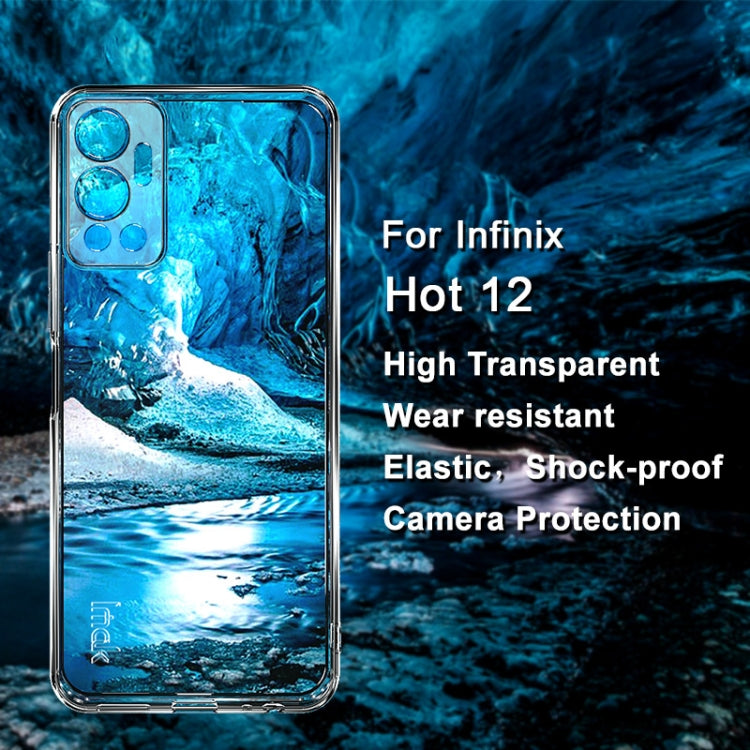 Clear TPU phone case with camera cutout and shockproof corner coverage