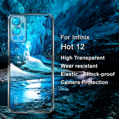 Clear TPU phone case with camera cutout and shockproof corner coverage