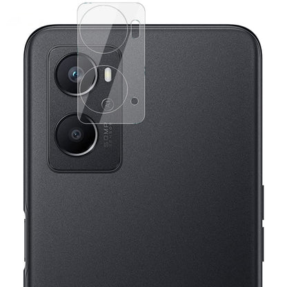 Clear tempered glass camera lens film with cutouts for dual rear lenses