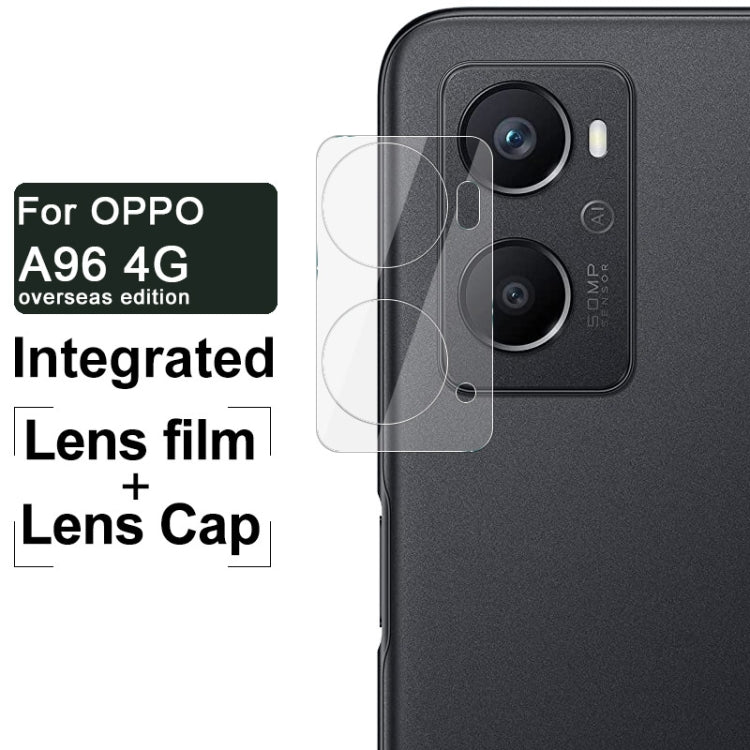 Integrated lens film and lens cap tempered glass for OPPO A96 4G