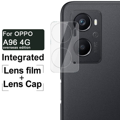 Integrated lens film and lens cap tempered glass for OPPO A96 4G
