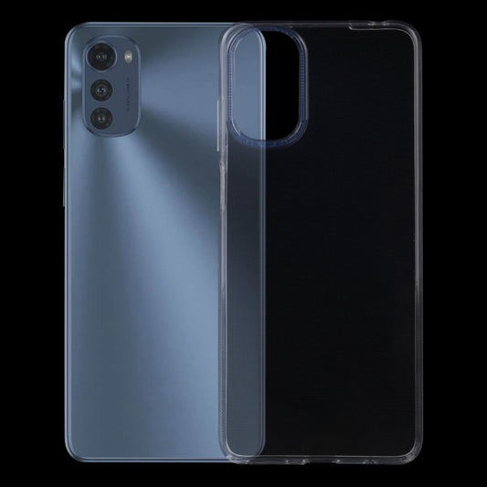 Ultra-thin clear TPU phone case with camera cutout, slim protective cover