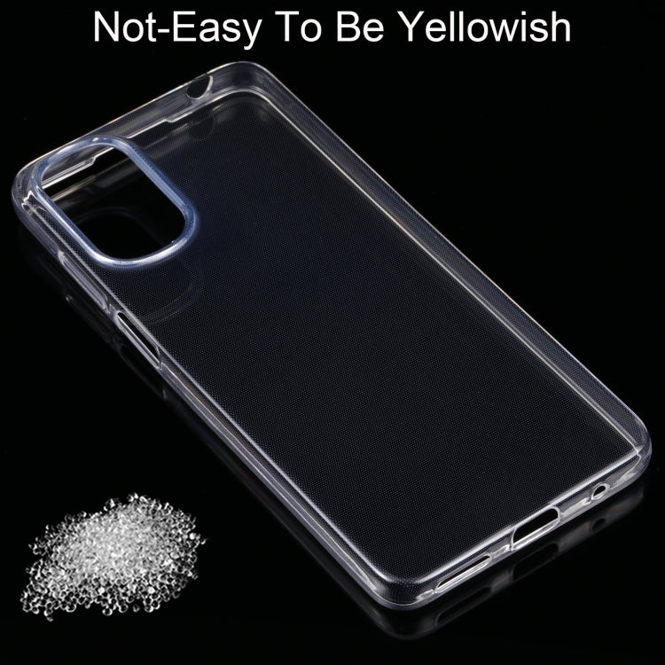 Ultra-thin clear TPU phone case with anti-yellowing design and corner protection