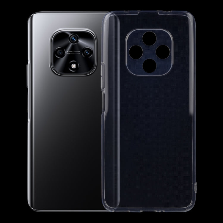 Ultra-thin clear TPU phone case with camera cutouts and slim side protection