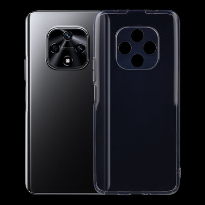 Ultra-thin clear TPU phone case with camera cutouts and slim side protection