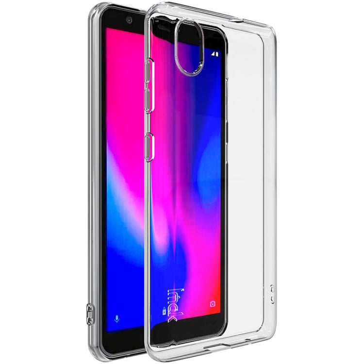 Clear TPU shockproof phone case with cutouts for camera and buttons