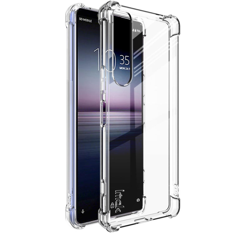 Transparent TPU shockproof phone case with screen protector and raised bezel