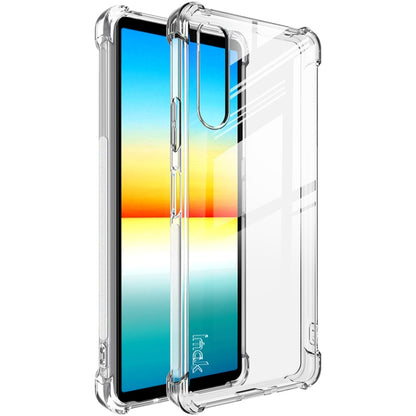 Transparent TPU shockproof phone case with screen cutout for speaker and camera
