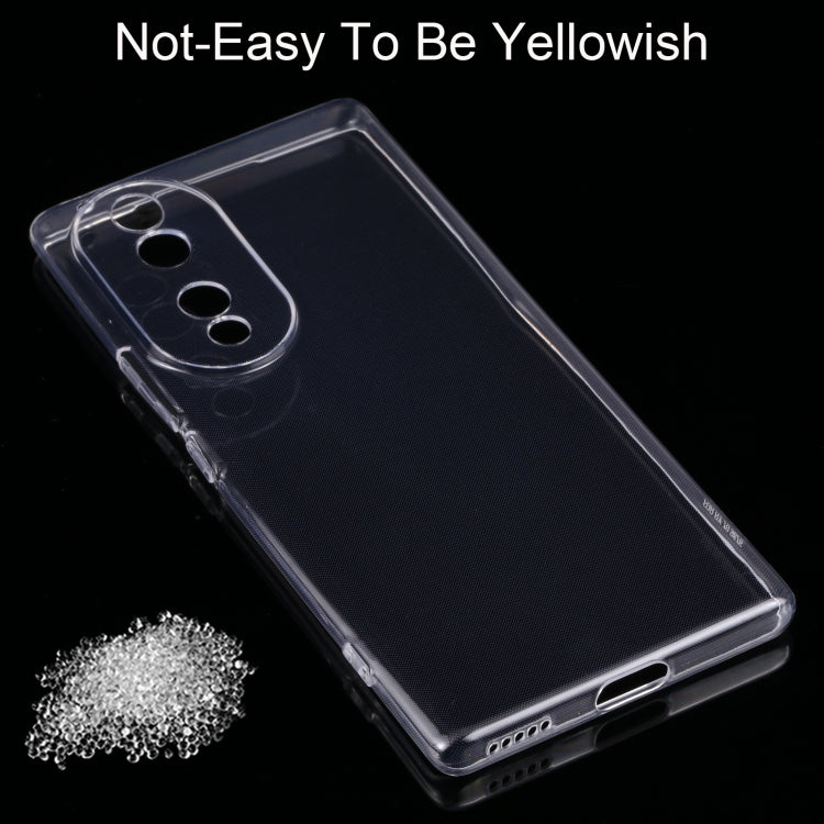 Clear TPU phone case with camera cutouts and open ports along the bottom edge