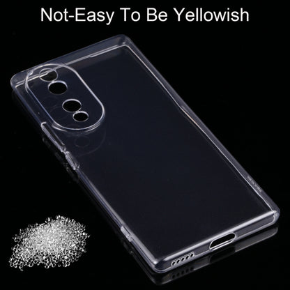 Clear TPU phone case with camera cutouts and open ports along the bottom edge