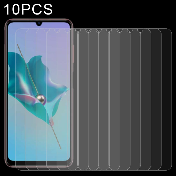 10-pack 2.5D tempered glass screen protectors, rounded edge fit