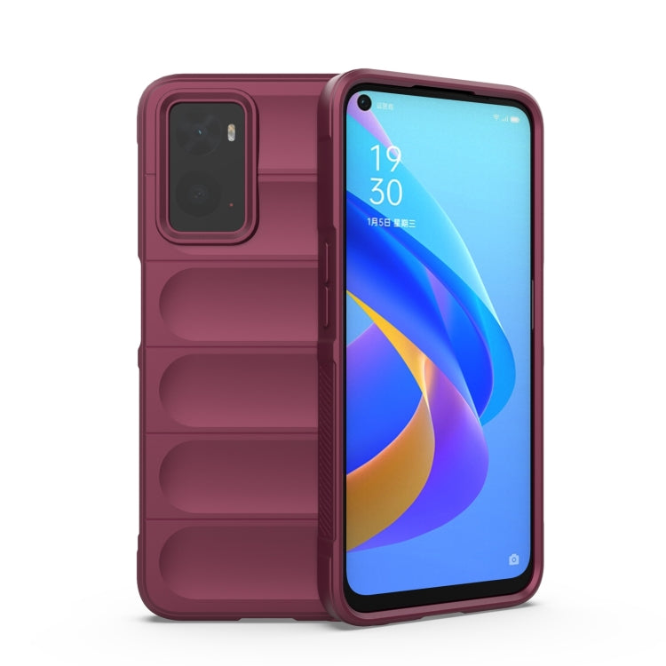 Wine red TPU phone case with camera cover and raised edges for screen protection