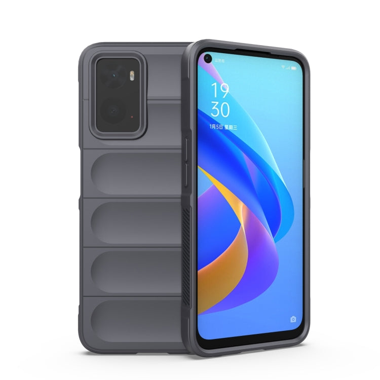 Dark grey TPU phone case with camera cover and raised edges for screen protection